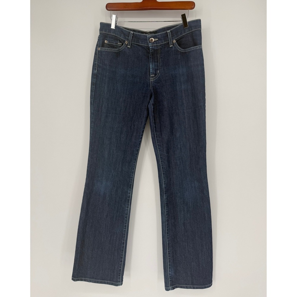 David Kahn Jeanswear Womens Size 8 Dark Wash Bootcut Denim Jeans Made in USA